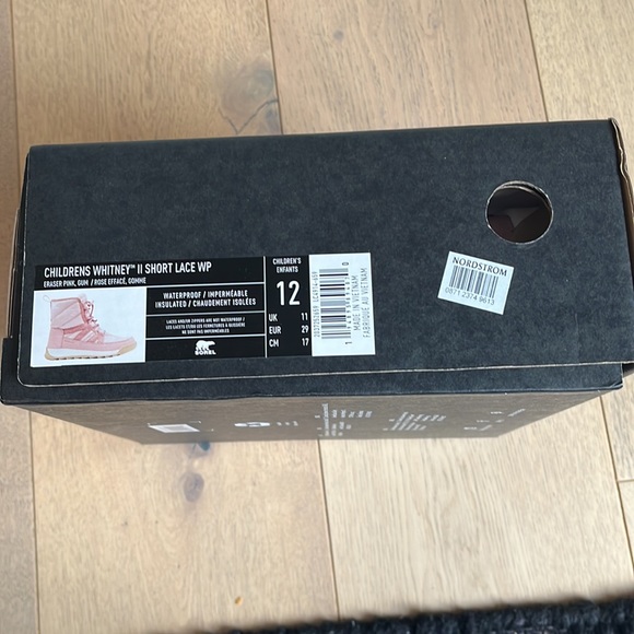 Girls Sorel Whitney 2 short pink winter boots - Picture 12 of 12
